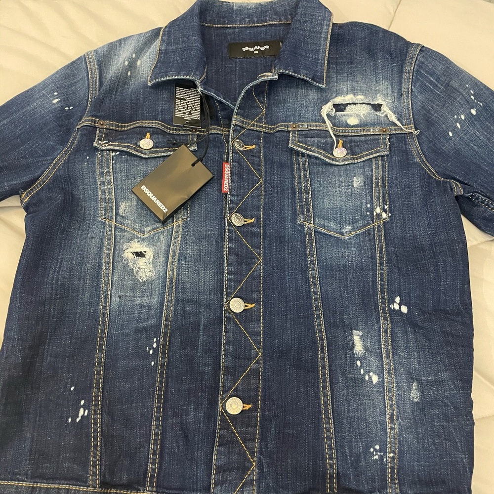 Dsquared2 Tidy Jean Jacket Size 56 / XL - Picture 11 of 11
